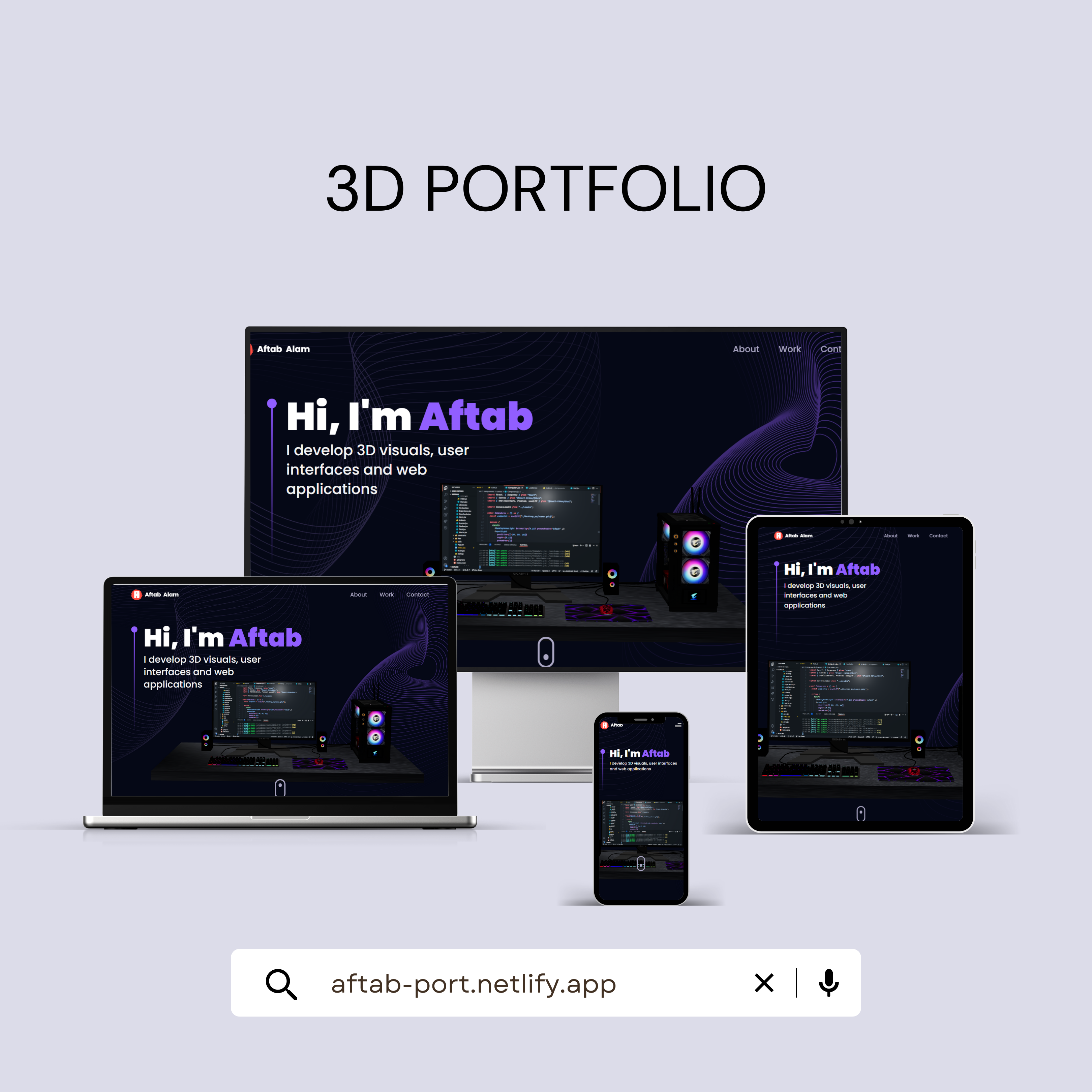 3D Portfolio Website